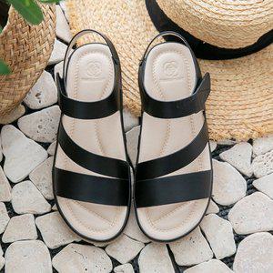 [분홍코끼리] 쫀득몰드창) 워너비 벨크로 쿠션샌들(2.5cm)