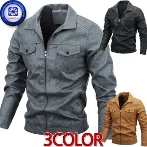 [마지막 물량 원가이하 판매] 남성 봄가을 RIDER PU 라이더 PU가죽 소매지퍼 항공점퍼