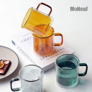 모네프 더블월 머그 320ml 이중내열 글라스 유리컵