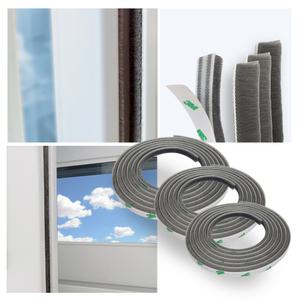 모헤어 문풍지 3M양면 비접착 창문 샷시 현관문 틈새막이 샷시 바람막이 먼지차단 1m 털실문풍지 모음