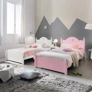 러블리 핑크) 슈퍼 싱글 초등 학생 어린이 공주 침대