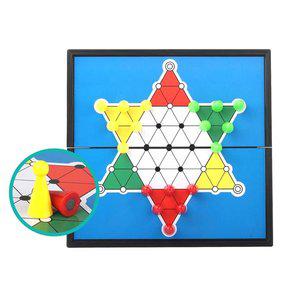 [기타]다이아몬드게임 13cmx10 여행용게임 자석보드게임 체스다이아몬드 바둑 장기 체스 다이아몬드  B232