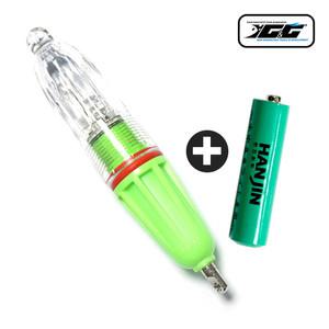 한진 5색 더블 집어등+배터리/갈치 칼치 선상 낚시 채비 소품