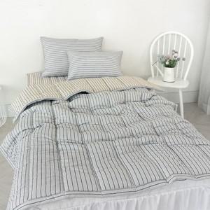 [르헤브] 펜슬라인 세미마이크로 사계절 이불 퀸 Q