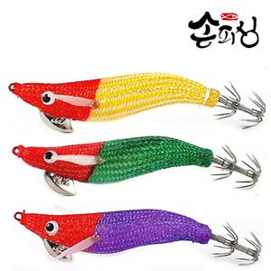 리얼 플래쉬 에기 DTD 원단 문어 갑오징어 쭈꾸미 채비 쪼꼬미 애기 레이저 왕눈이