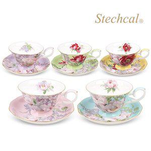 [스테콜] 레이디엠마 5인조 커피잔 / 찻잔