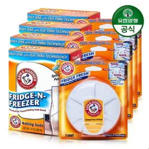 암앤해머 냉장고 탈취제 프리지앤프리저 4개 + 후릿지후레쉬 4개