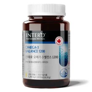 캐나다 오메가3 밸런스 1200  (6개월분) 인테로 엔초비 고함량 DHA EPA 1100mg 가성비 대용량