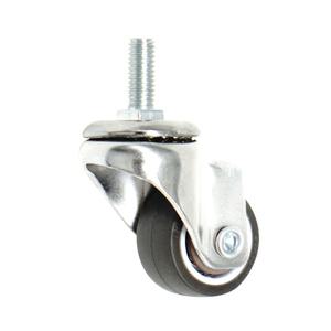 초소형 무소음 브라운 2.54cm 볼트형 M6 가구 바퀴