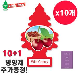 리틀트리 와일드 체리 10+1 아로마스퀘어 차량용 방향제 종이 자동차 트리 걸이형