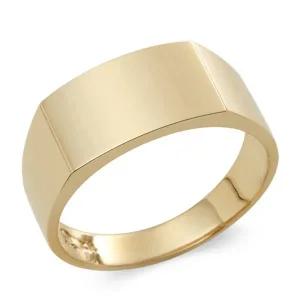 [비앤비골드] 14K/18K 와이드 심플 밴드 남성 반지 NPM34685