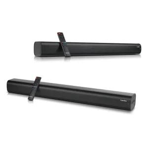 캔스톤 TV 사운드바 리모컨 스피커 T230X 블루투스 입체사운드 프리미엄 하이그로시