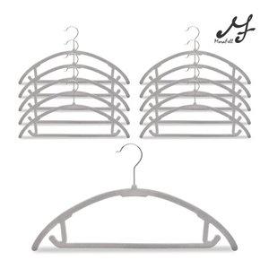 모라펠 회전형 라운드 벨벳 매직 행거 옷걸이 30P