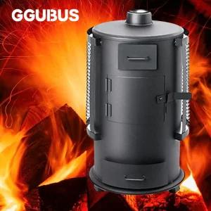 꾸버스 G-1 캠핑 화목난로 장작 나무 실내 난로 불멍 소형 가정용 업소용 난방
