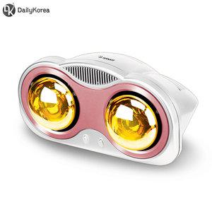 핫돌이 2구 욕실용 히터 HV-4222 난방 습기제거 램프형 난로 건조 조명 겨울 온열 실내 가정용 조명 D