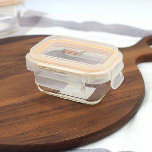 [라이프스토리]오븐락 글라스찬통 직사각5호 150ml 내열유리 반찬통