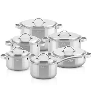 [퀸센스] 아르테 통5중 스텐 냄비 세트 6종구성[31073345]