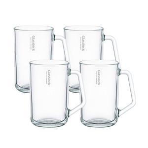 글라스락 내열강화 이지그립머그, 480ml, 4개