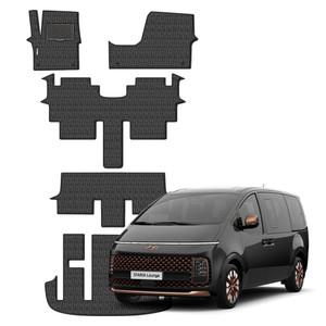 스타리아 라운지 7인승 본투로드 매쉬 코일매트 확장형 1+2열 차량용 카매트