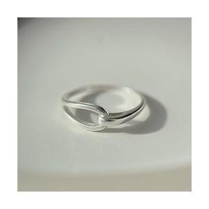 매듭 실버925 여성 볼드 심플 은반지 은 반지 애끼링