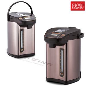 키친플라워 빅 스마트 대용량 전기 보온포트 KEK-JP750WH 무선 멀티 커피 티 포트 주전자