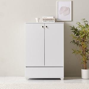 [히트가구] F4961 낮은 행거 서랍 옷장 800 2colors (착불)