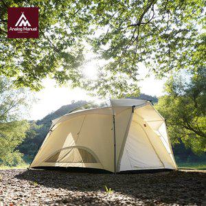 [아날로그 메뉴얼]아날로그매뉴얼 하이브돔 프리미엄 면텐트 / 감성텐트