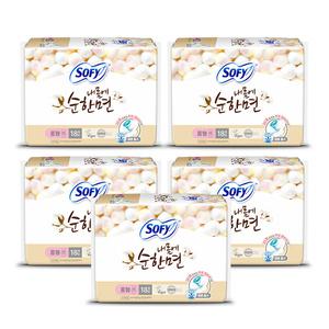 쏘피 내몸에 순한면 중형 18매, 5개