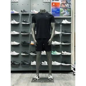 [언더아머](대전신세계) 남성 반팔 티셔츠 반바지 코디 세트 (옵션가) 일상 헬스 스포츠 1382620