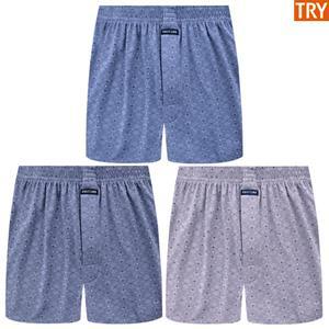 트라이 남자 순면 니트 사각 트렁크 팬티 3매입 K900 MG3