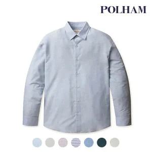 [폴햄][폴햄] 남성 린넨 블렌디드 긴팔 셔츠_PHD2WC1912