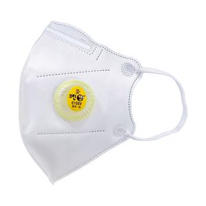 크린탑 C135V 1급 방진마스크 접이식 분진 용접흄 금속작업 산업용 마스크 10매
