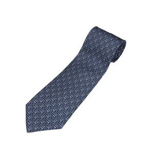 [페라가모] 픽셀 프린트 실크 타이 넥타이 35_0812_0757890_NAVY