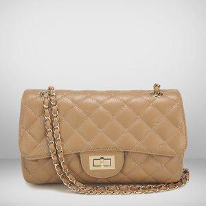 [세라]스튜디오세라 소가죽 퀼팅백 H13H363 베이지