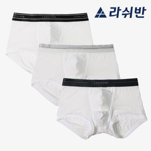 [라쉬반 스탠다드] 남성팬티 코드화이트 3종