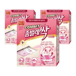 컴배트 좀벌레싹 서랍장용 아로마 40입, 3개