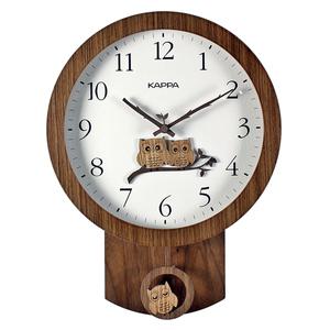 카파 25 부엉이 인테리어 무소음 벽시계 추시계