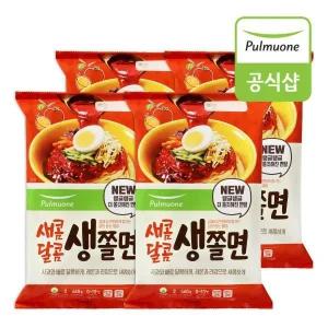 풀무원 새콤달콤 생쫄면 460g 2인분  x 4봉