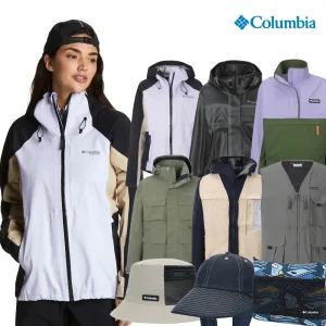 카카오7%+컬럼비아 가을 아우터 ,긴팔/반팔 티셔츠. 팬츠 UP TO 87%