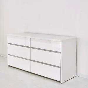 로피엘 1500 3단 와이드 하이그로시 서랍장 DF924355