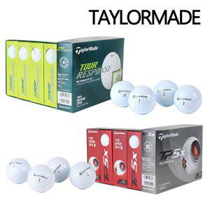 [테일러메이드] 우레탄 투어리스폰스 / TP5X 골프공 12구 화이트볼 모음