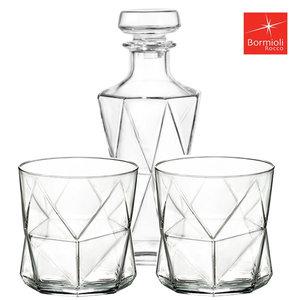 보르미올리 카시오페아 디켄터(800ml)1개+언더(330ml)2개세트 양주병 위스키병 유리글라스