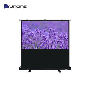 윤씨네 16:9 와이드 유압식 포터블 빔스크린 휴대용 가정용 이동형 캠핑용(매트원단) PH