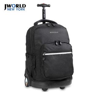 [제이월드뉴욕] 선라이즈 18인치 롤링백팩 기내용 캐리어 학원가방 여행가방 (블랙 RBS-18)