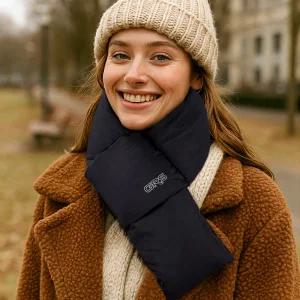 GRS 패딩 목도리 스포츠 경량 다운 넥워머 남성 여성 간편한 겨울 숏 머플러 방한 목토시 목워머