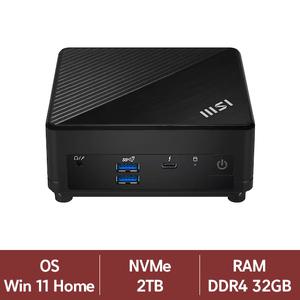 MSI Cubi 5 12M i7-1255U Wi-Fi 6E Windows 11 Home/NVMe 2TB/RAM 32GB 초소형 미니PC NE