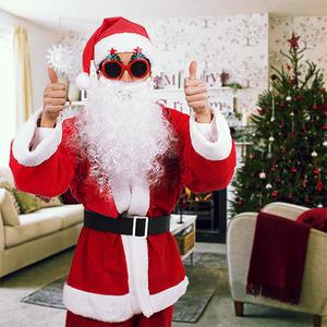 곱슬수염 남자 산타복 6종 성인 크리스마스옷 산타 의상 복장