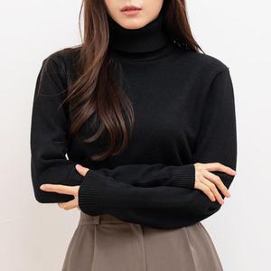 여성목폴라니트 겨울니트 데일리니트