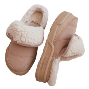 SD3405BE2 강민경 뉴발란스 뉴발 털 어그 패딩 뮬 슬리퍼 퍼플리 신발 슈즈