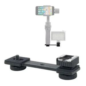 아트박스/본젠 KP-033SP 듀얼 미니 브라켓 마운트+KM-062 핫슈 어댑터 SET